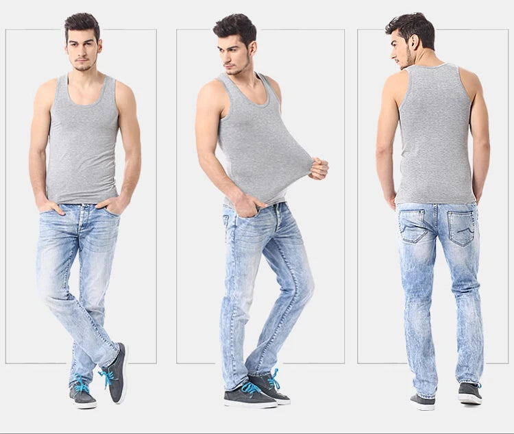 Hommes Gilet Pur Coton Bodybuilding Motion Survêtement Sweatshirt