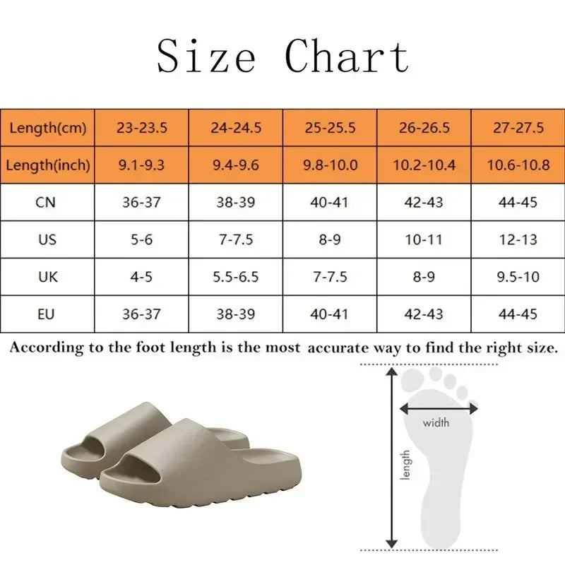 Pantoufles pour hommes EVA à semelles épaisses et souples, pantoufles d'été à la mode et sandales de plage Yeezys pour femmes