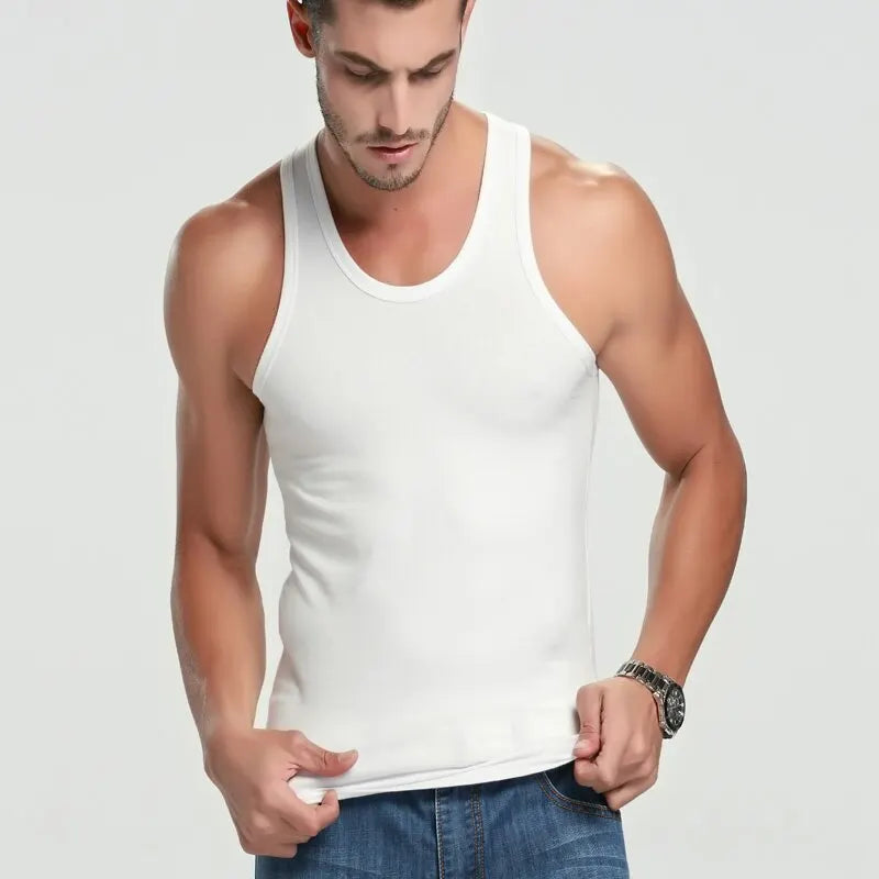 Hommes Gilet Pur Coton Bodybuilding Motion Survêtement Sweatshirt
