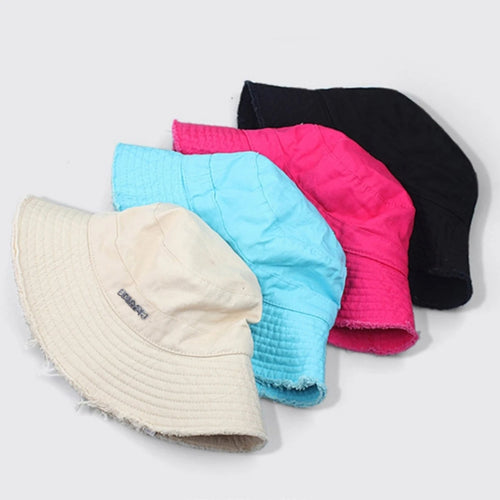 1PCS New Fisherman's Hat Children's Korean Edition Hairy Metal Letter Basin Hat Spring and Autumn Leisure Versatile Sunscreen