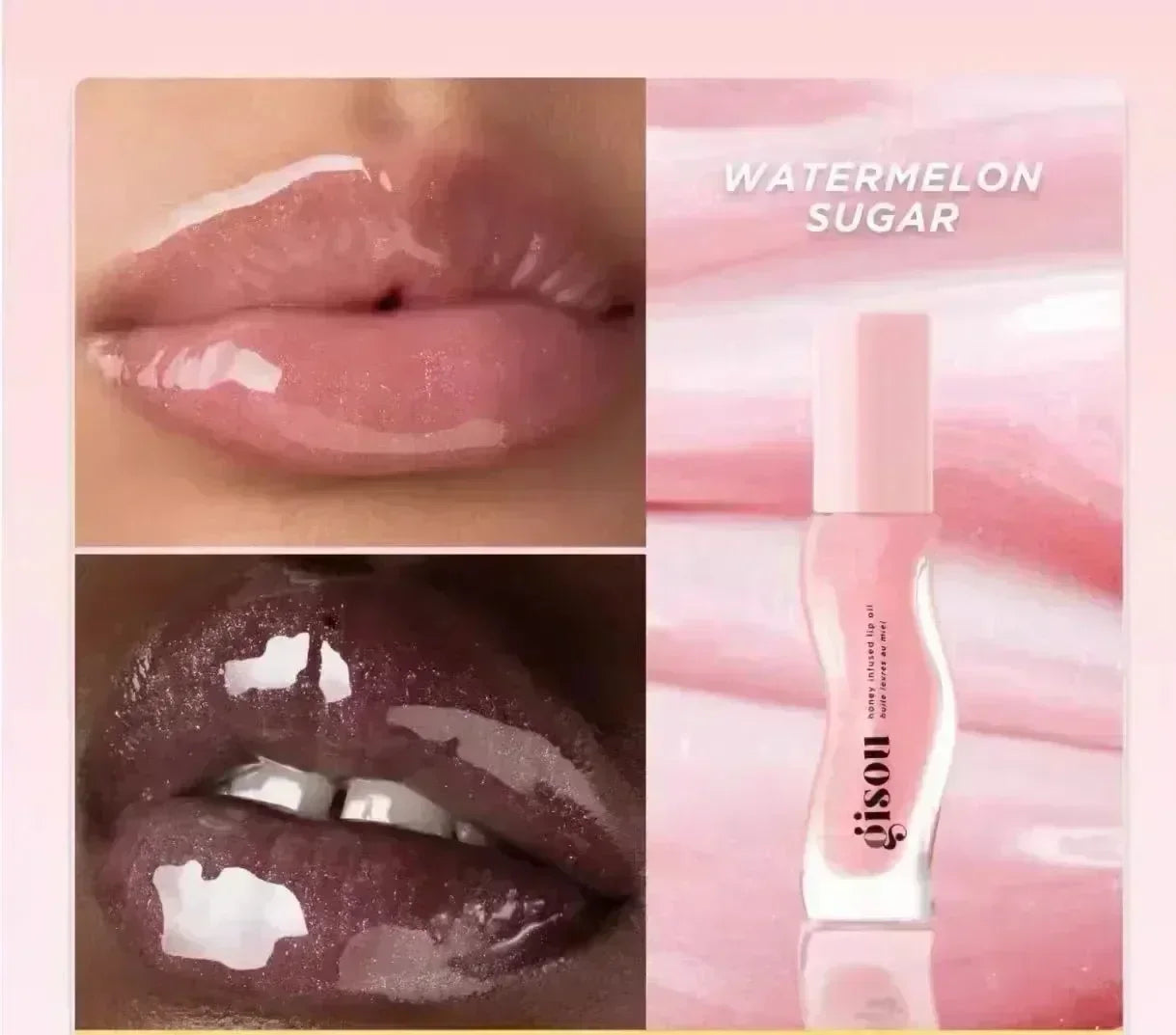 Gisou Original hydratant baume à lèvres huile pour les lèvres brillant soin des lèvres Benetitnt pour les lèvres repulpantes exfoliant repulpant brillant huile