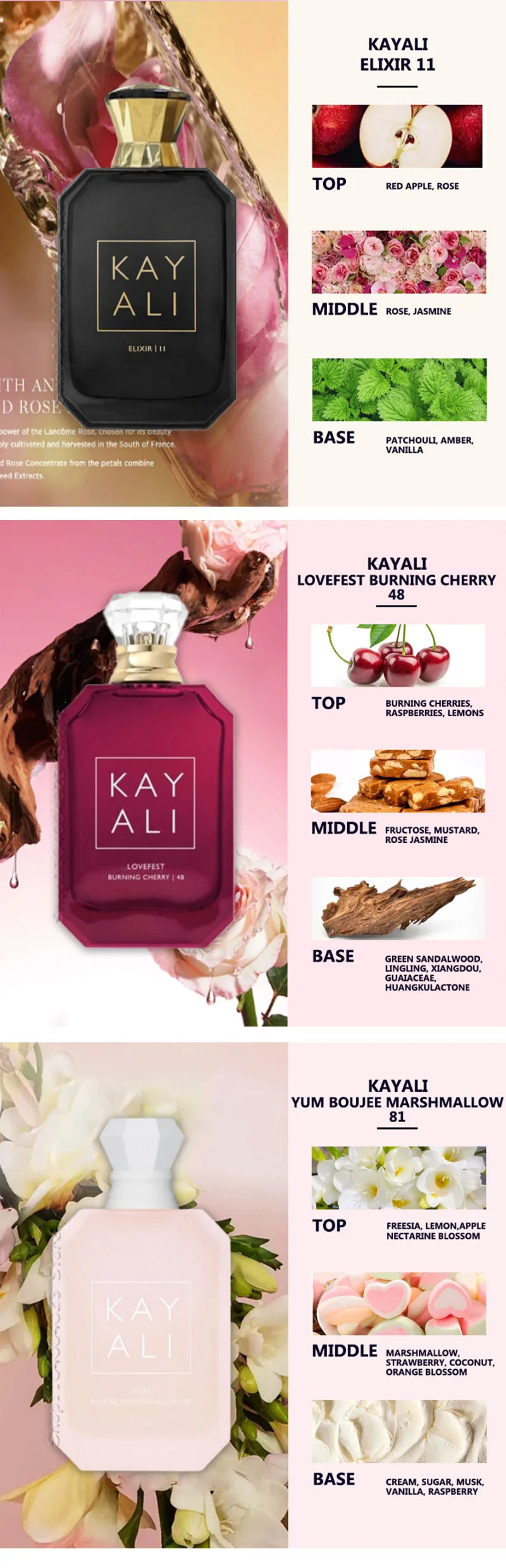100ML KAYALI Parfüm EDP Intense Spray Original Arabisches Parfüm Hochwertiges Parfüm aus dem Nahen Osten Für Unisex Kayali 48 Kayali 81