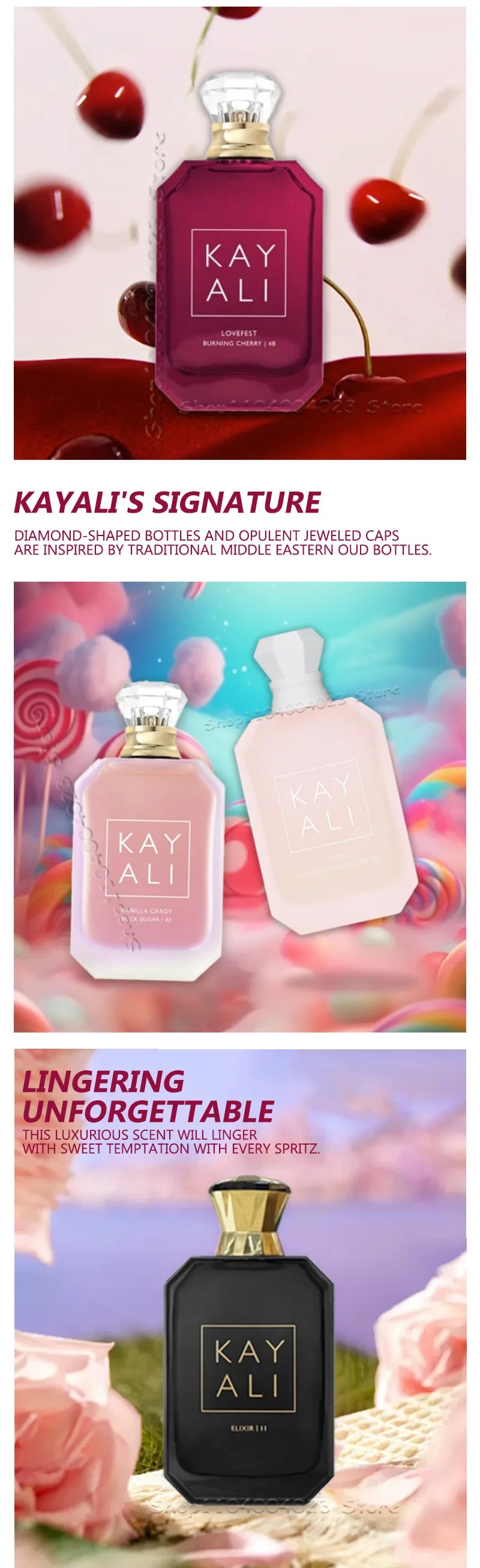100ML KAYALI Parfüm EDP Intense Spray Original Arabisches Parfüm Hochwertiges Parfüm aus dem Nahen Osten Für Unisex Kayali 48 Kayali 81
