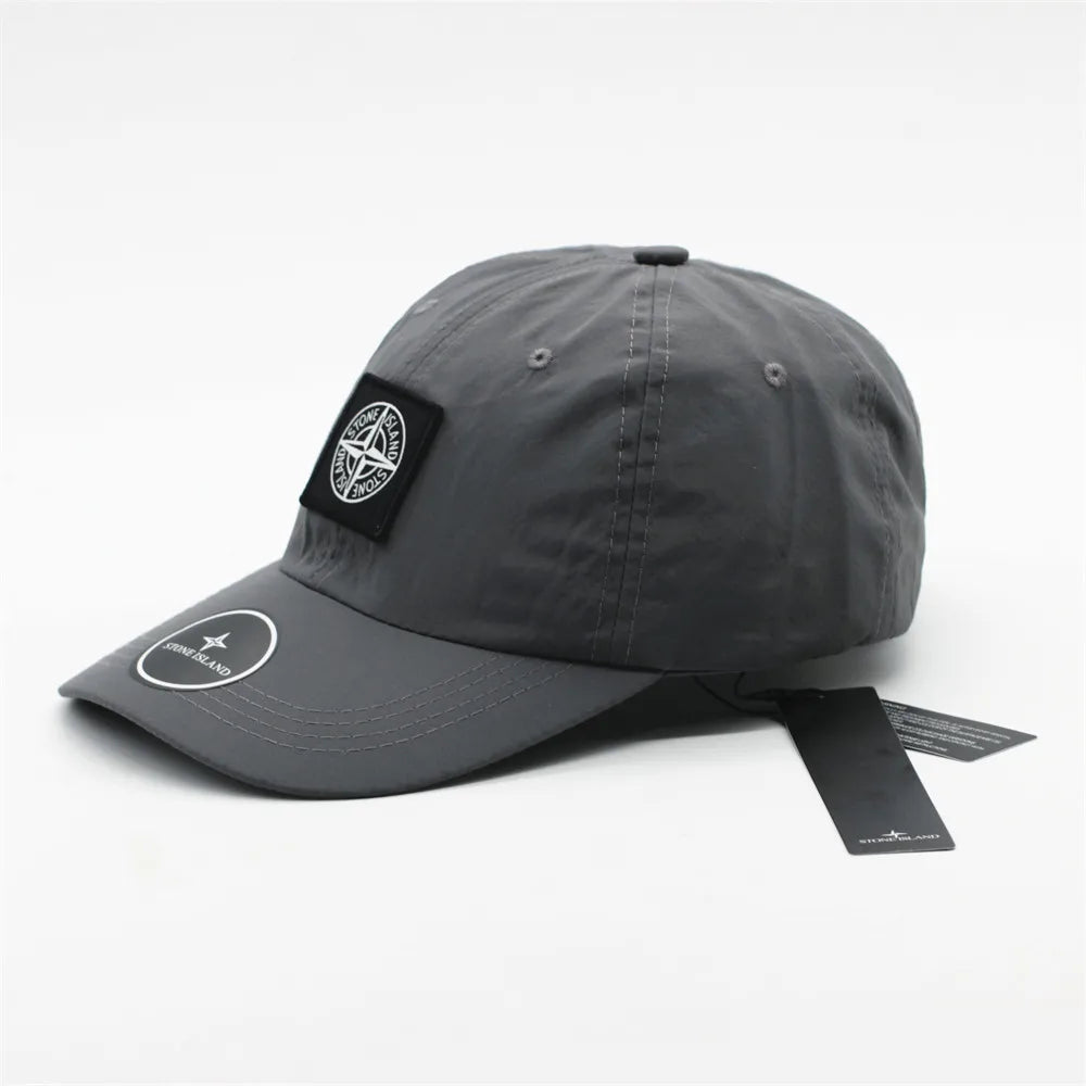 Men's and women's solid color baseball caps, quick drying outdoor fishing casual sun hats, women's sun hats