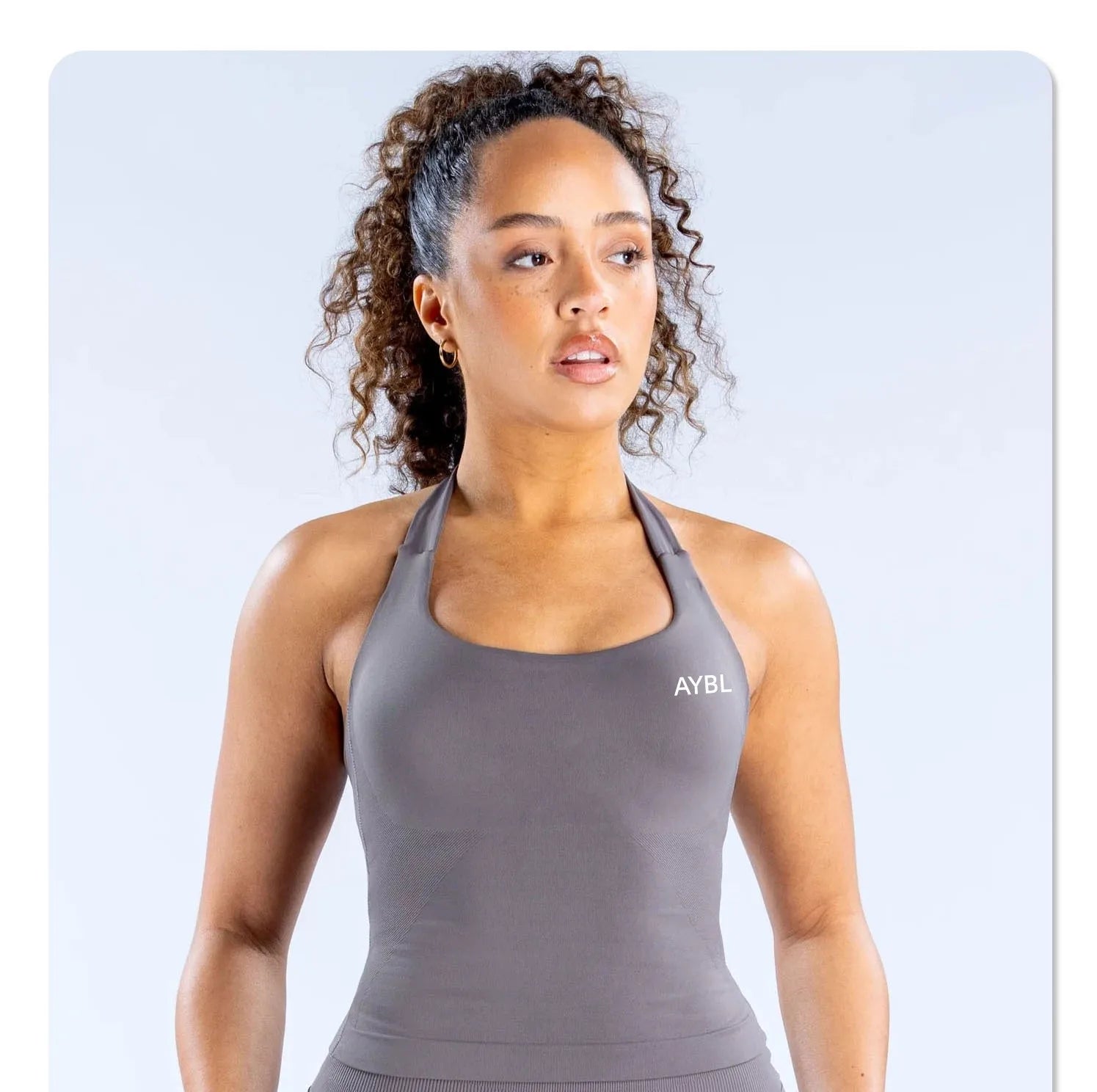Fashion Enhance Seamless Halterneck Top Yoga Sports Bras Set Scrunch Bum Gym Shorts Women Workout Biker Stretch Fitness Leggings