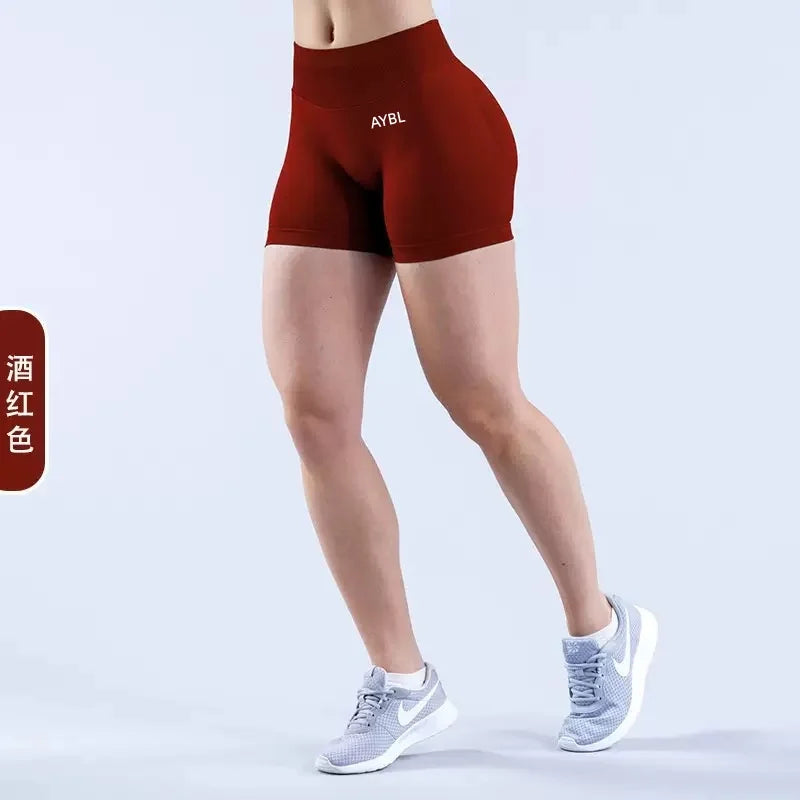 Fashion Enhance Seamless Halterneck Top Yoga Sports Bras Set Scrunch Bum Gym Shorts Women Workout Biker Stretch Fitness Leggings