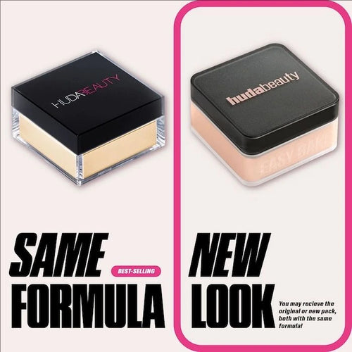 Huda Beauty- poudre à réglage délicat, sans perte,contrôle du maquillage,verrouillage de l’huile, humidité, crée un maquillage de base zéro pores