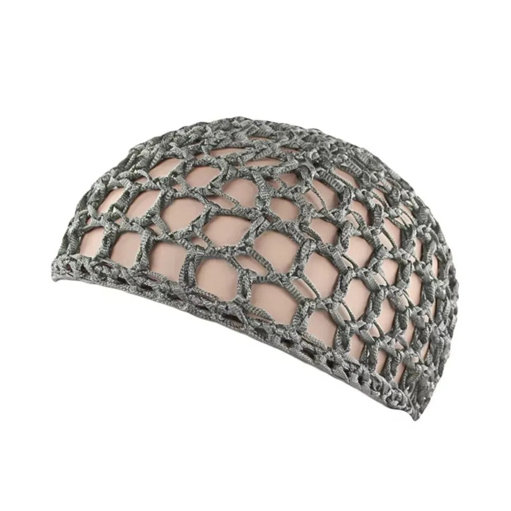 Simple Breathable Hair Net Cap Crochet Cap Comfortable Wig Caps Hollowout Mesh Chemo Cap Hats Prayer