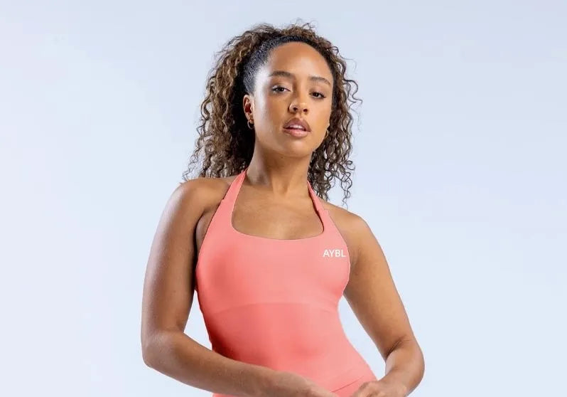 Fashion Enhance Seamless Halterneck Top Yoga Sports Bras Set Scrunch Bum Gym Shorts Women Workout Biker Stretch Fitness Leggings