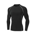 T-shirt homme course Sport T-shirt hommes Compression Fitness hauts T-shirt séchage rapide entraînement Gym Sport course chemises Jersey