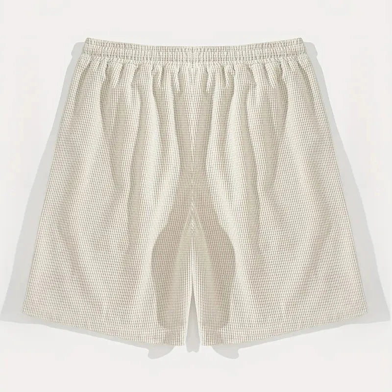 Shorts pour hommes, pantalons décontractés pour hommes, shorts de plage pour hommes, shorts de sport pour hommes, nouveau tissu texturé à la mode, pantalons respirants, adaptés aux vêtements décontractés quotidiens et