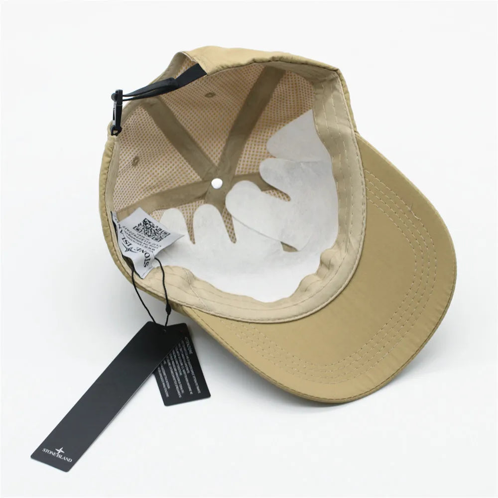 Men's and women's solid color baseball caps, quick drying outdoor fishing casual sun hats, women's sun hats