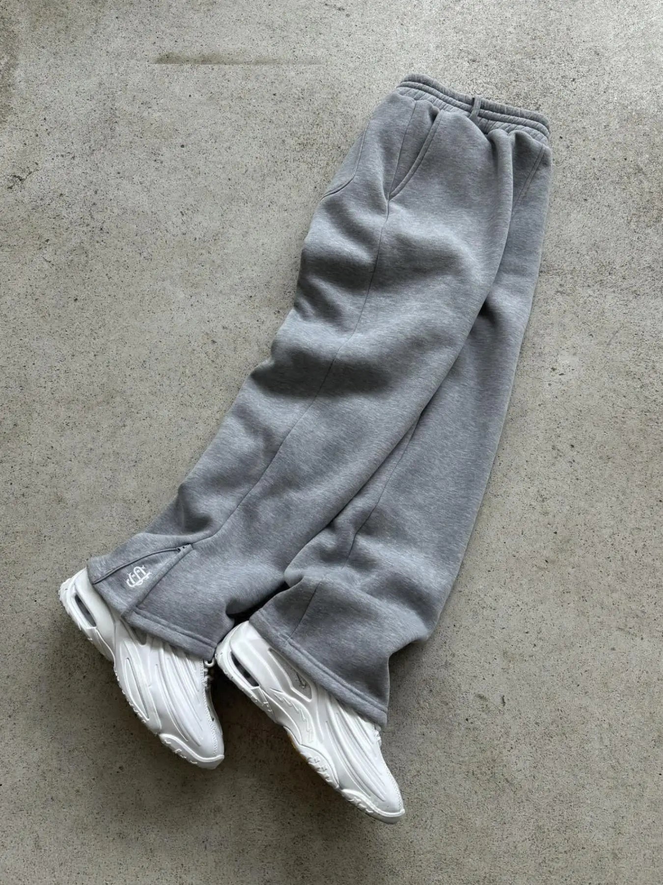 Nouveau pantalon Y2K personnalisé avec fermeture éclair sur les jambes, broderie, style hip-hop, jogging décontracté pour hommes, pantalon rétro droit, survêtement streetwear